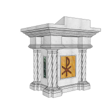 Customized Marble Church Pulpit For Sale